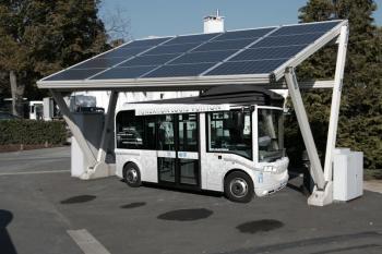 Un bus 100% électrique pour la fondation Louis Vuitton Un bus 100% électrique pour la fondation Louis Vuitton