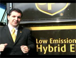 UPS pr�sente ses camions hybrides