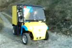 Utilitaire �lectrique Little eBox - Demonstration de la version 4 roues motrices
