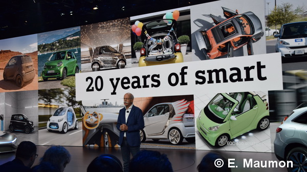 Smart : une nouvelle voiture pour célébrer les 20 ans de la marque - AVEM -  Association pour l'Avenir du Véhicule Electro-Mobile