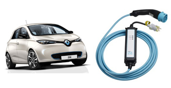 Legrand recharge facilement la Renault Zoé