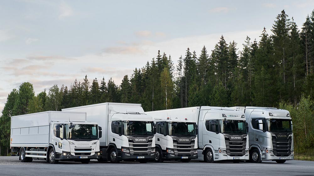 Camions électrifiés Scania