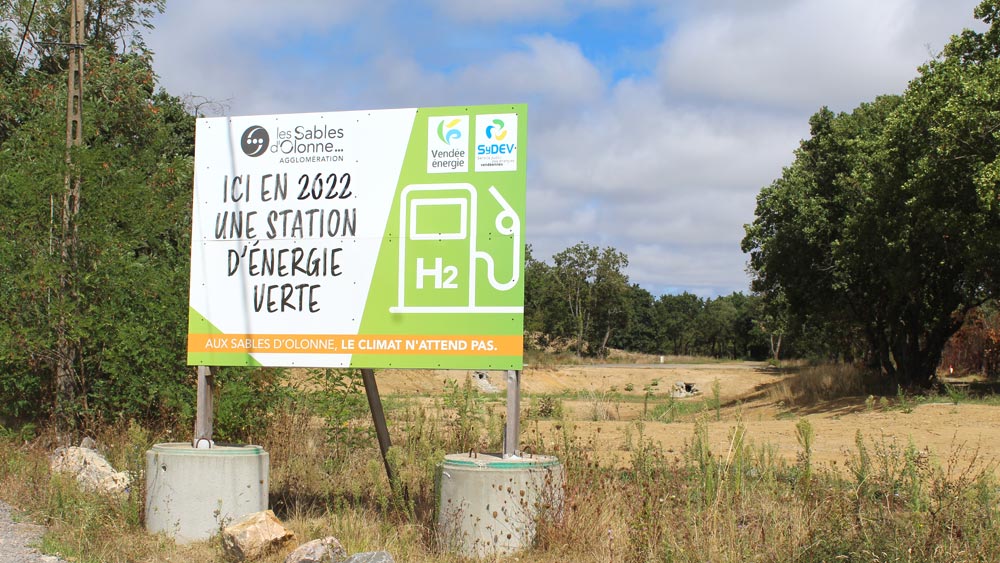 Future station multi-énergies vertes aux Sables-d'Olonne