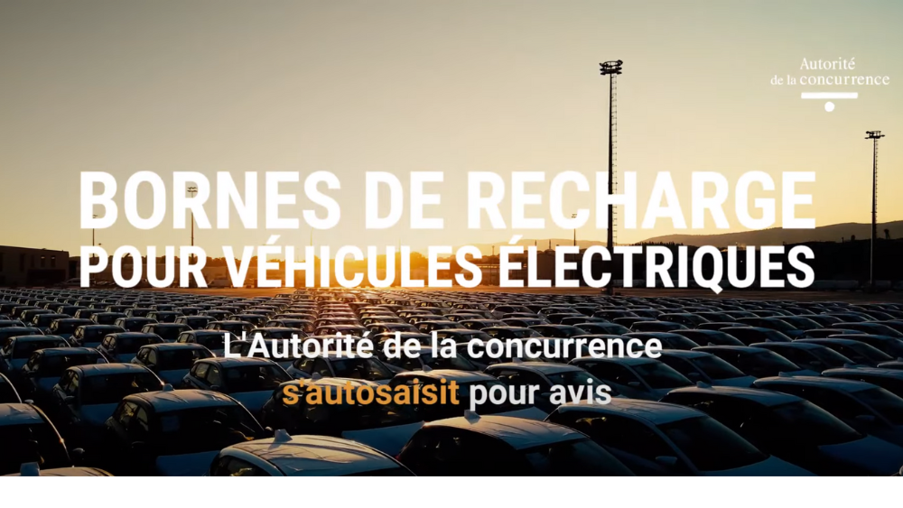 Bornes de recharge pour véhicules électriques : l'Autorité s'autosaisit  pour avis 