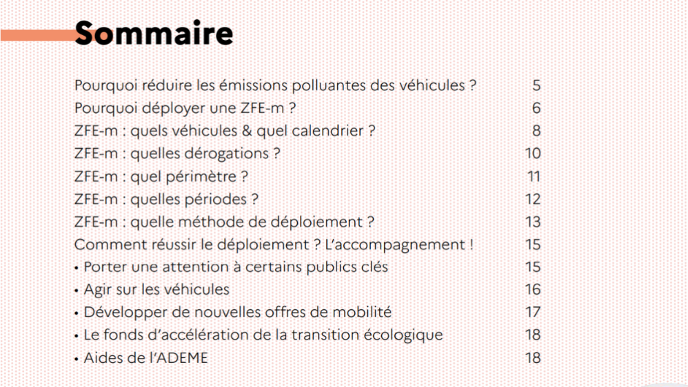Les outils de l’ADEME pour le déploiement des ZFE-m