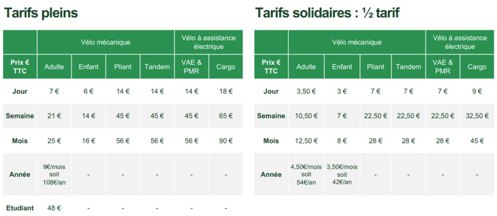 Tarif Vel'hop à partir du 1er août 2023
vélos électriques Strasbourg