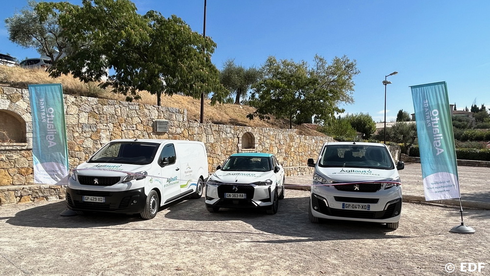 service autopartage électrique milieu rural