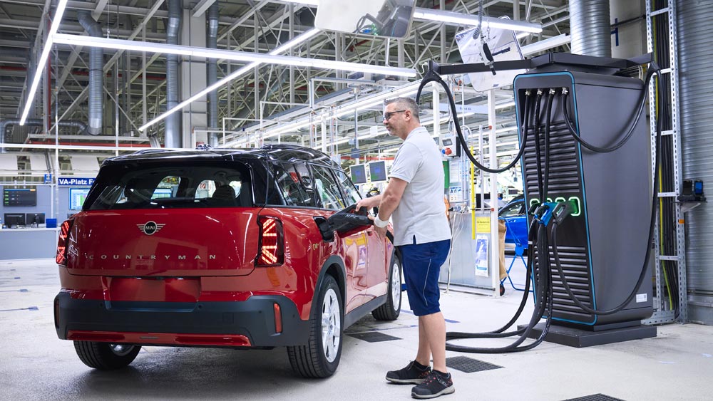 Construction du Mini Countryman Electric à Leipzig