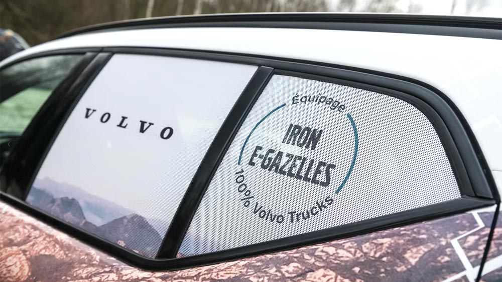 Equipage 604 Iron e-Gazelles en Volvo XC40 électrique