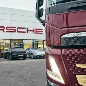 Des camions électriques pour la logistique de Porsche