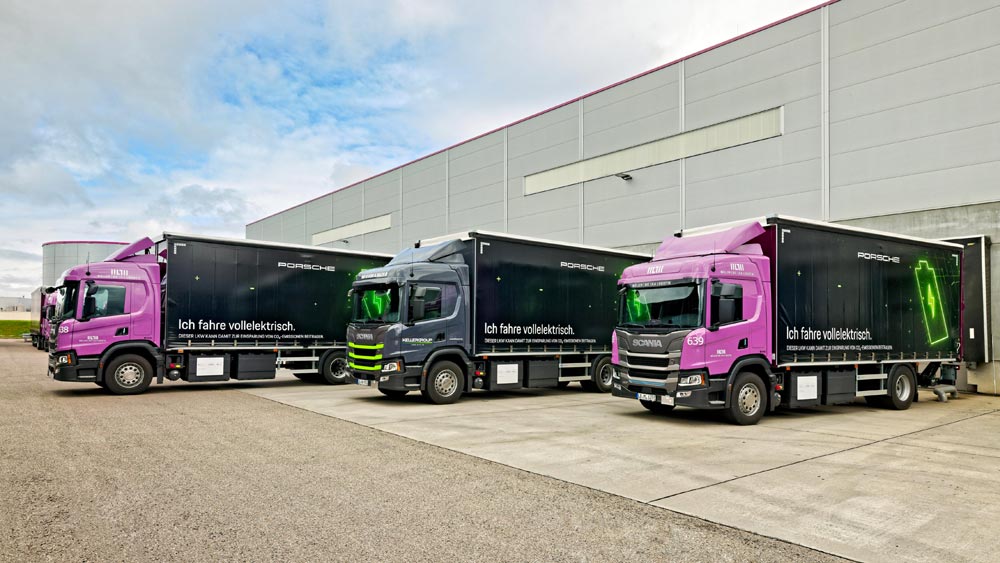 Des camions électriques chez Porsche