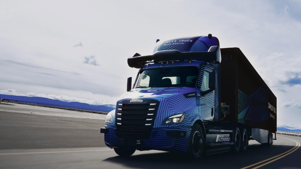 Camion électrique autonome