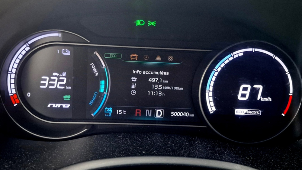 500 000 km en Kia e-Niro de 2019
