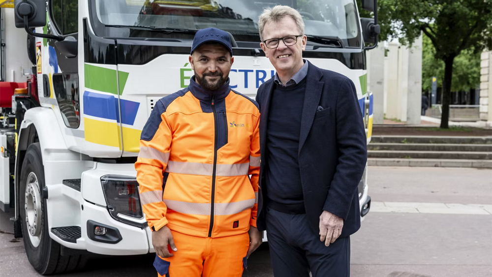 Volvo FE Electric pour la collecte du verre ménager à Lyon