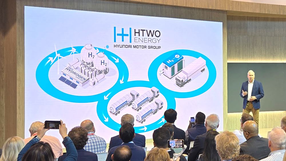 Ecosystème Hyundai autour des camions électriques à pile hydrogène