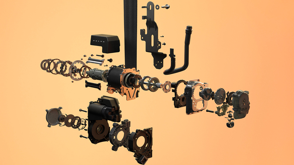 Ceinture de sécurité multi-adaptative du SUV électrique Volvo EX60