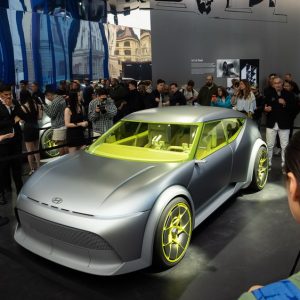 IAA Mobility 2025 : Hyundai dévoile Three, un concept de véhicule électrique compact