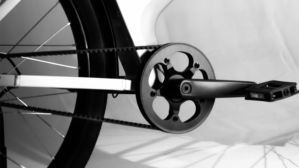Courroie du vélo à assistance électrique Anod Hybrid 2