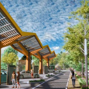 Recharge pour voitures et camions électriques à cette station Fastned