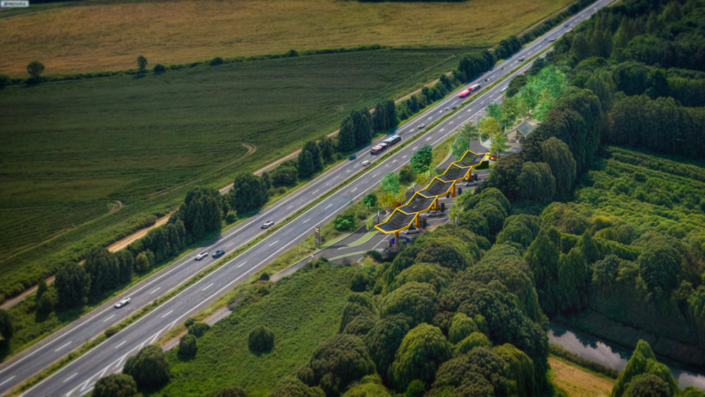 Station Fastned de Saint-Yvi