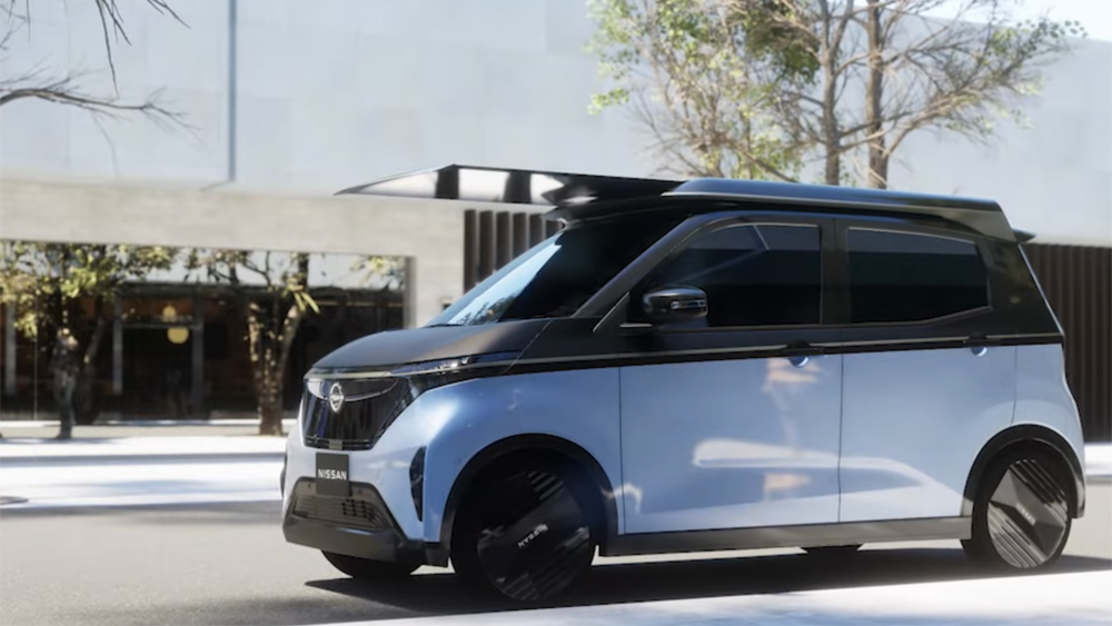 Toit solaire rétractable Ao-Solar Extender sur Nissan Sakura