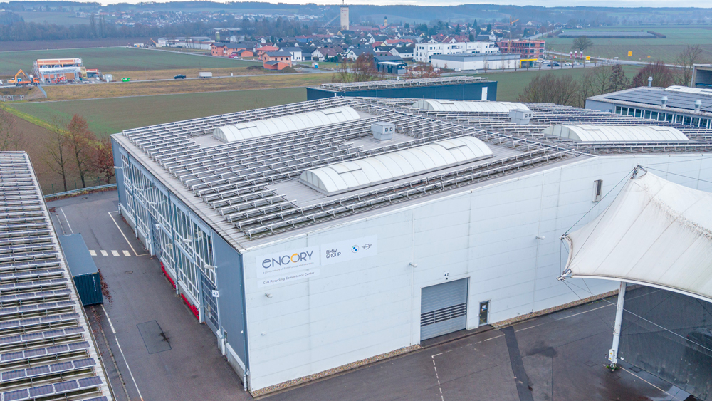 Usine de recyclage direct des batteries BMW/Encory