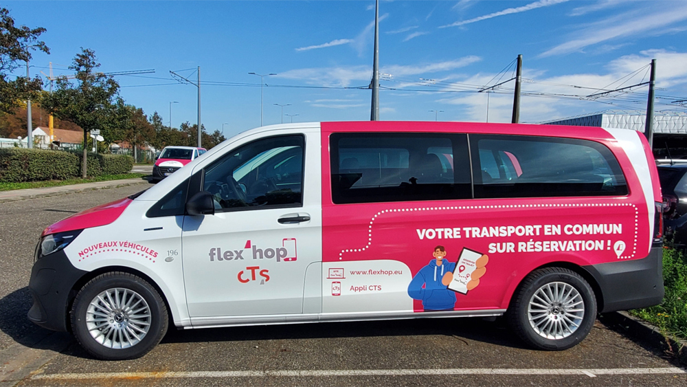 Mercedes eVito Tourer du réseau Flex’hop