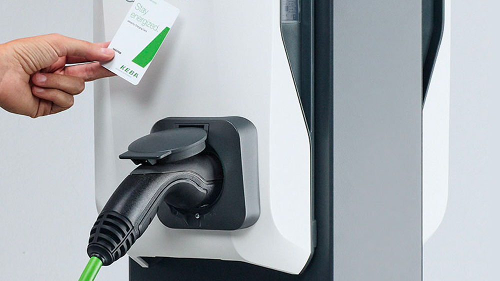 Borne de recharge Keba KeContact P40 avec prise T2S