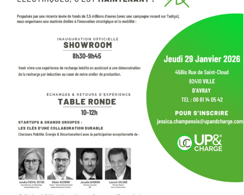 Table ronde mobilité et démo de bornes à induction