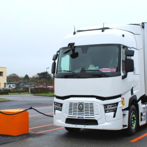 Première station de recharge Yaway pour poids lourds électriques