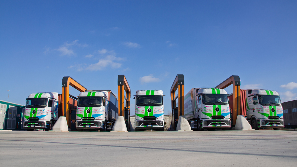 Camion électrique Mercedes eActros 600 pour Ikea