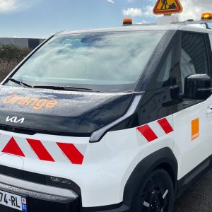Orange expérimente l’utilitaire électrique Kia PV5 Cargo