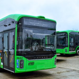 Yutong, c’est aussi ces trolleybus livrés en Roumanie
