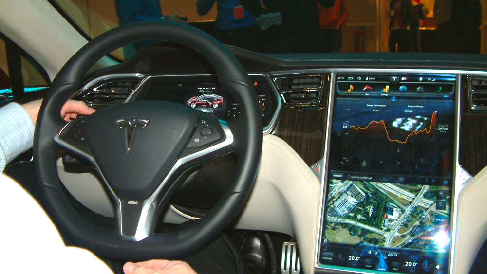 Tesla Model S à Anvers en 2013