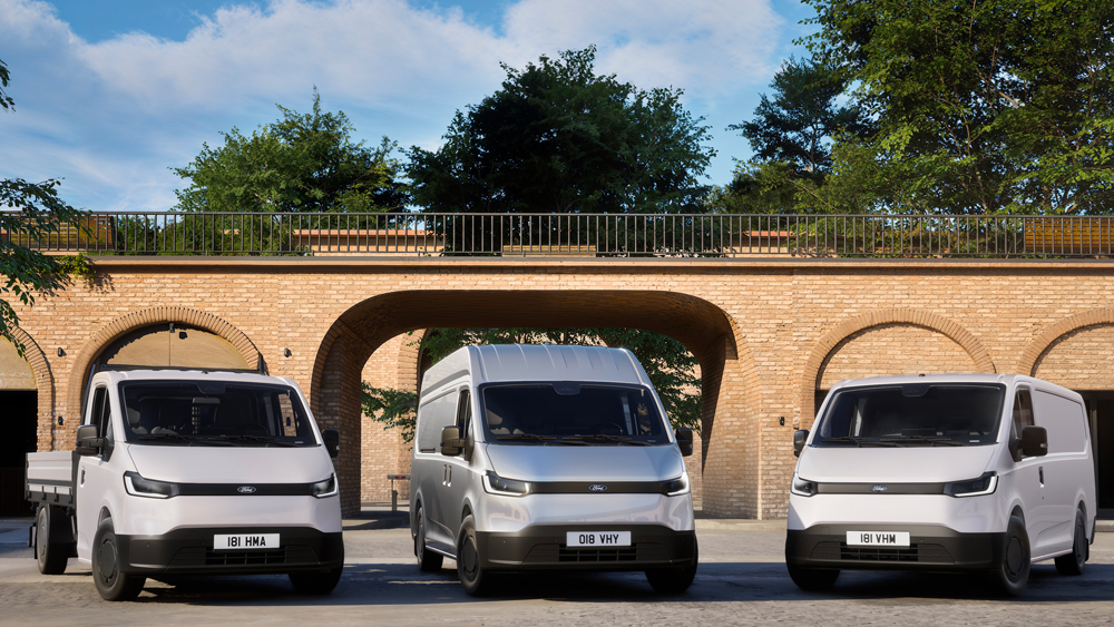 Les 3 versions du Ford Transit City électrique