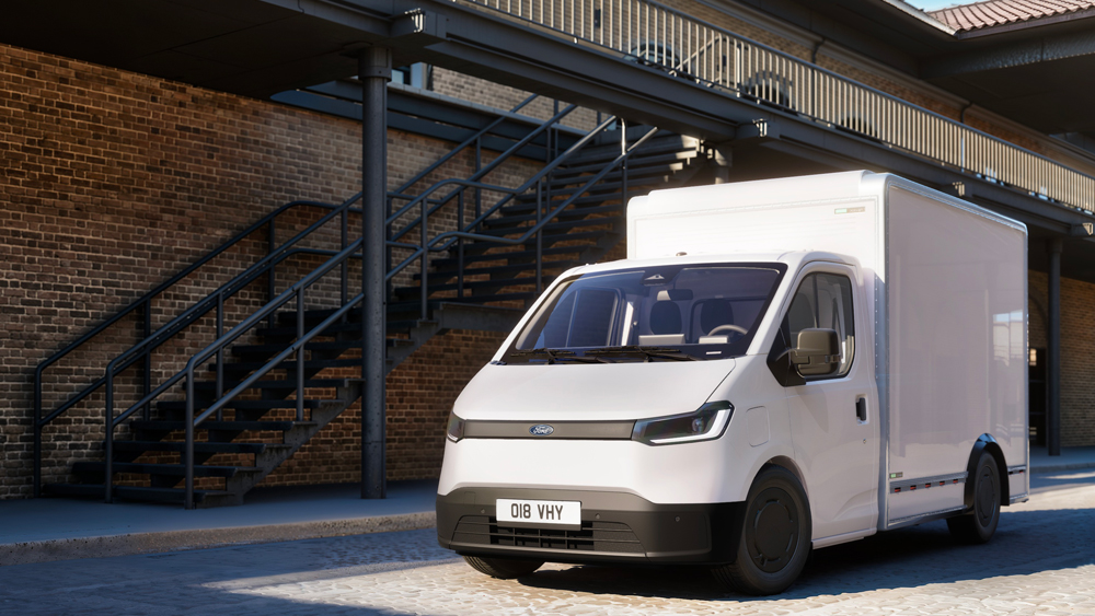 Ford Transit City électrique châssis cabine carrossé en frigorifique