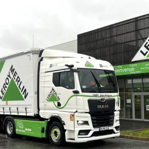 Rave roule en camions électriques pour Leroy Merlin