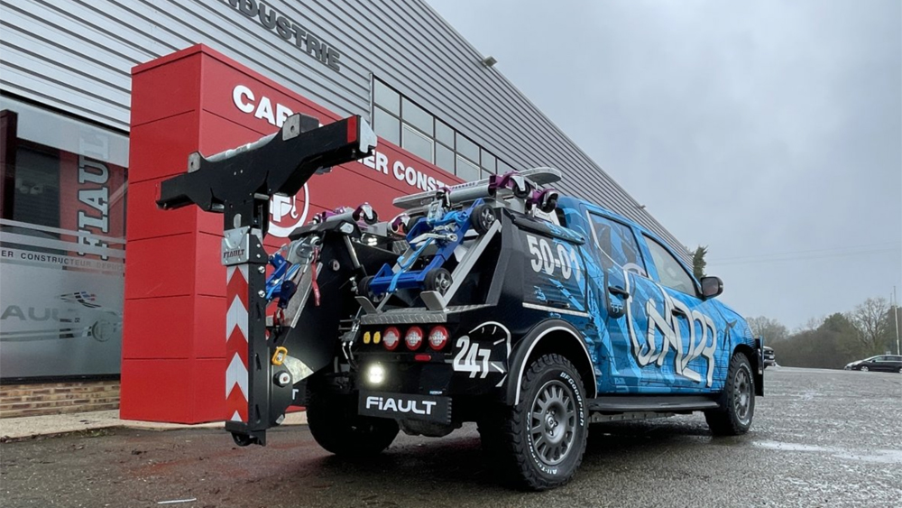 Dépanneuse électrique sur base pick-up Maxus T90 EV