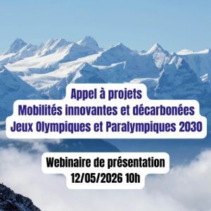 Région Sud – AAP Mobilités Innovantes et Décarbonées JOP 2030