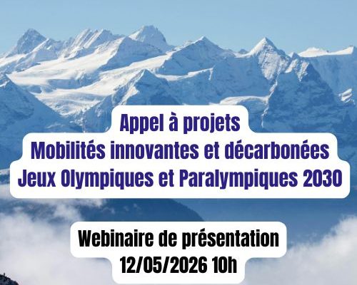 Région Sud – AAP Mobilités Innovantes et Décarbonées JOP 2030