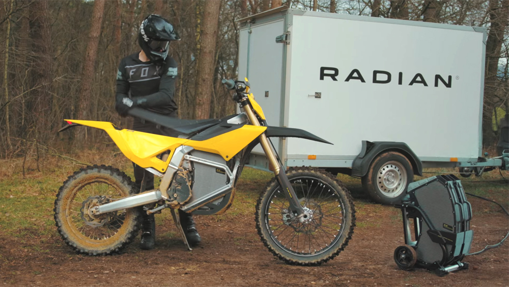 Moto électrique enduro Radian EXR