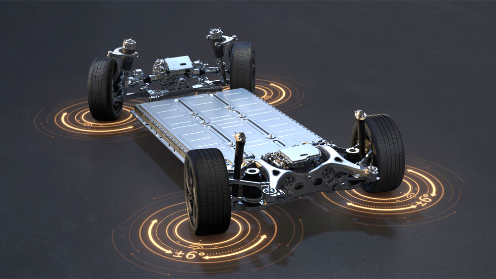 4 roues directrices pour les MG IM5 et IM6 électriques