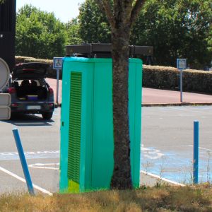 Un câble sectionné sur une borne de recharge : Prévenez l’opérateur !