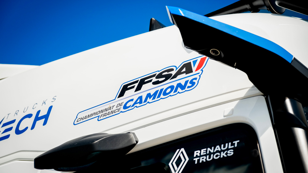 Rétro-caméras sur le Pace Truck Renault E-Tech T