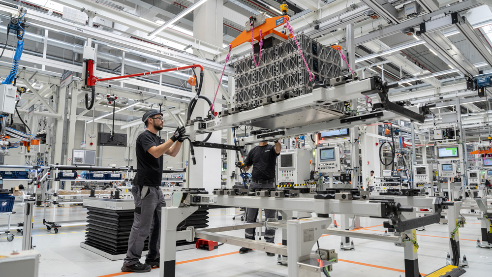 Fabrication de batteries de poids lourds MAN à Nuremberg