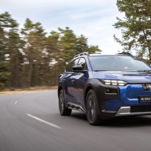 Le break surélevé électrique Subaru E-Outback est dans les concessions