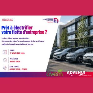 Atelier verdissement des flottes – MEDEF Vaucluse