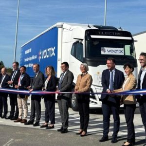A Vierzon, Voltix inaugure sa première station de recharge dédiée aux poids lourds électriques